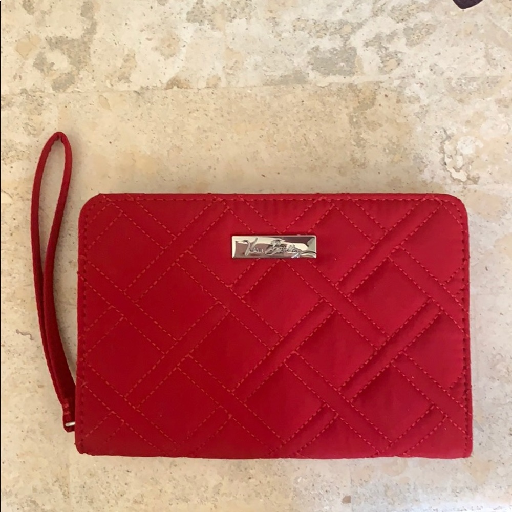 Vera Bradley red wristlet never used